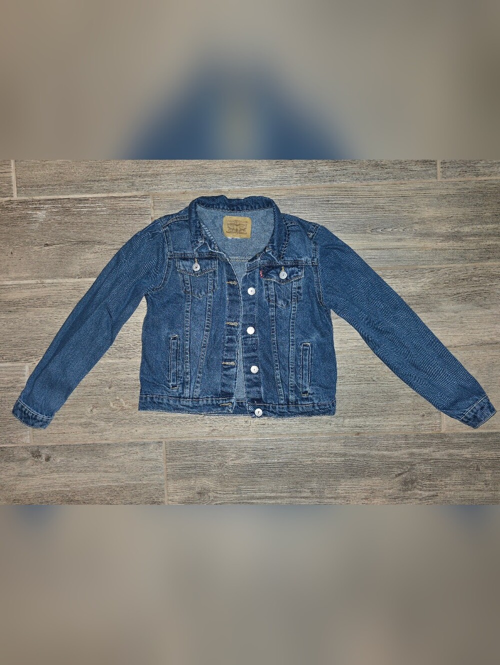 Levi's Kids Dark Blue Denim Jacket